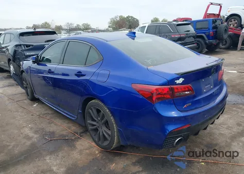 2019 Acura Tlx Tech A-Spec Pkgs z USA, uszkodzony, nr VIN 19UUB2F6XKA006356